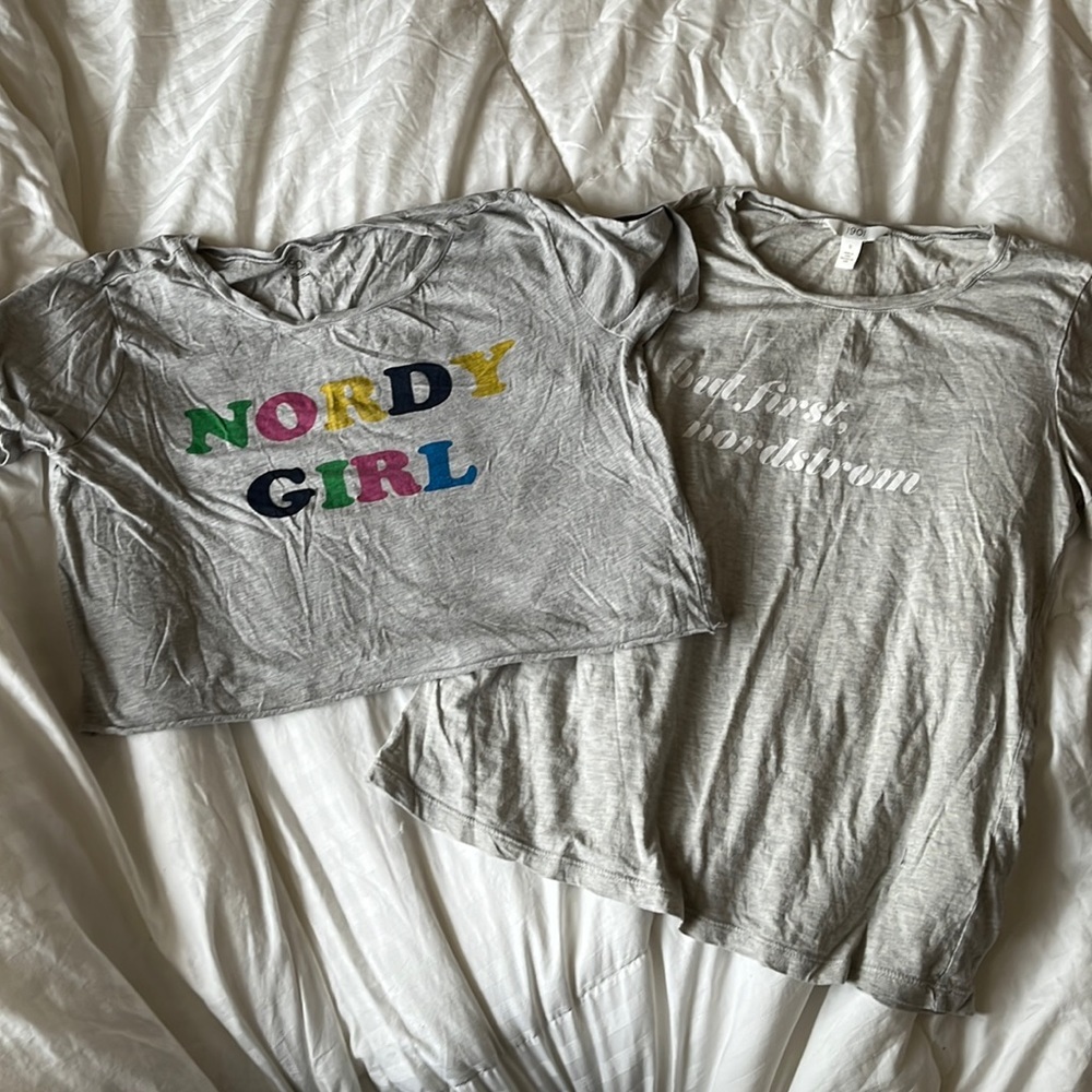 Nordstrom 1901 Graphic Tees, worn twice